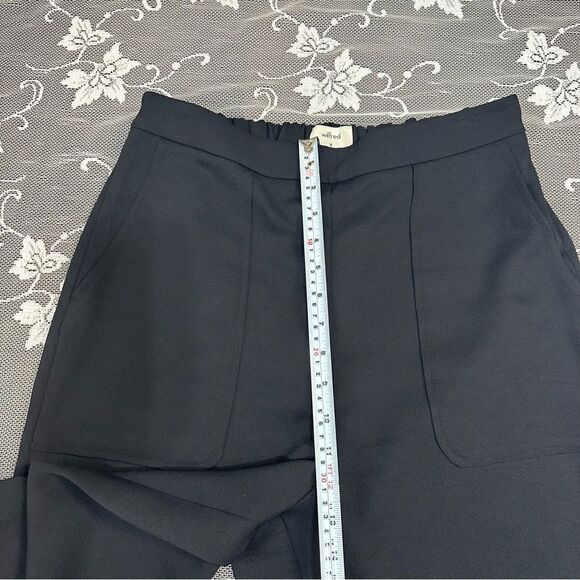 Aritzia Wilfred Boissier Wide Leg Crop Pant In Black Sz Medium - Picture 12 of 13
